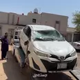 تويوتا يارس 2019 حطام (تشليح) للبيع في المدينة المنورة بسعر 20 ألف ريال سعودي